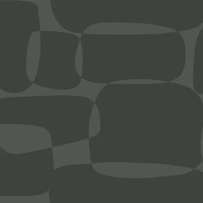 AG2073 | Block Black & Metallic Wallpaper