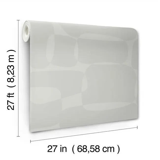 York Wallcoverings Block Grey Wallpaper - SKU AG2074