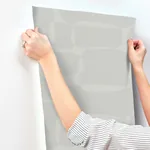 York Wallcoverings Block Grey Wallpaper - SKU AG2074