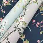 York Wallcoverings Blossom Branches Navy Wallpaper - SKU BL1745
