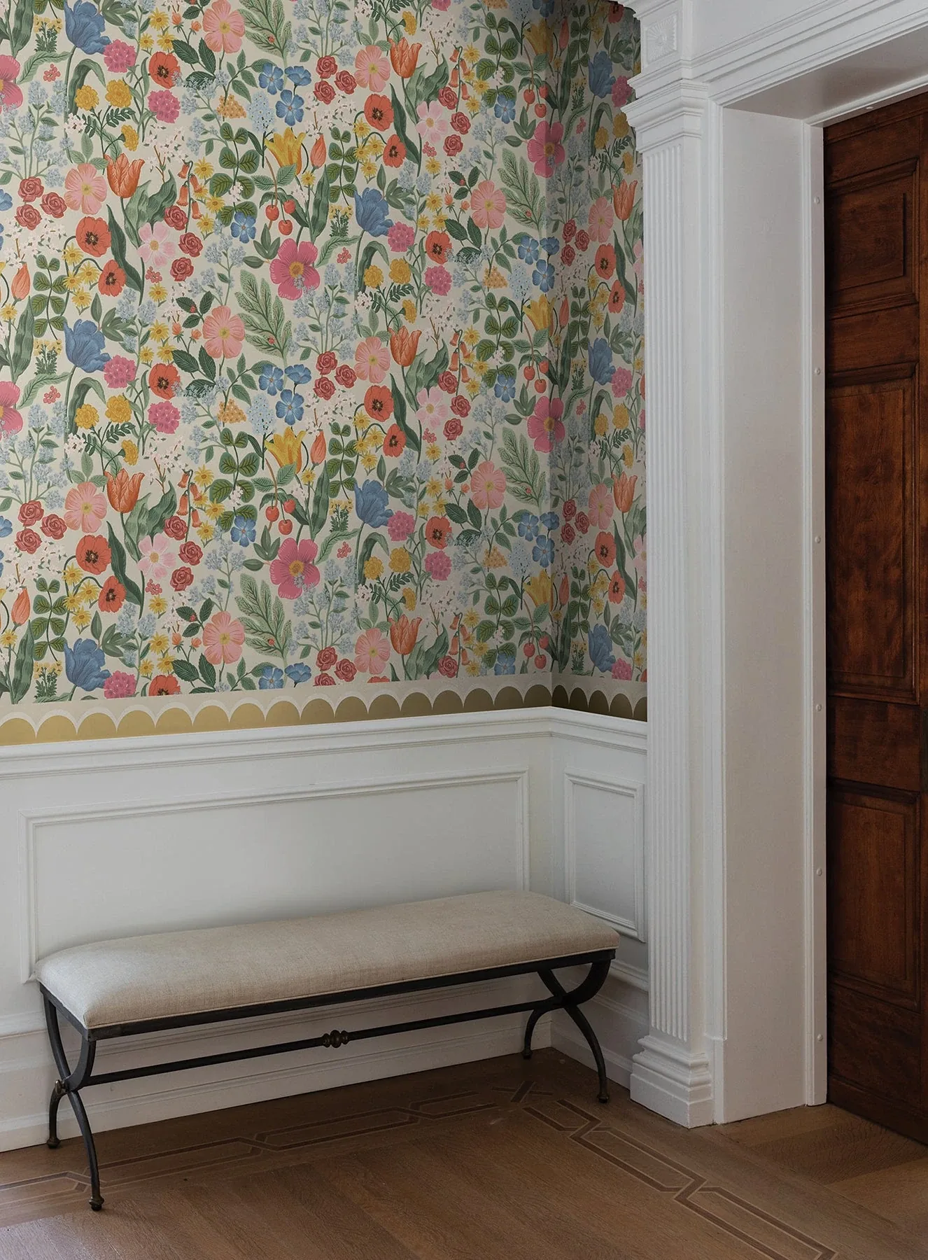 York Wallcoverings Blossom Cream Wallpaper - SKU RF7492