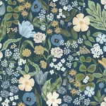 York Wallcoverings Blossom Navy Wallpaper - SKU RF7494