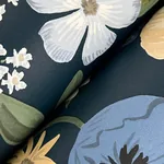 York Wallcoverings Blossom Navy Wallpaper - SKU RF7494
