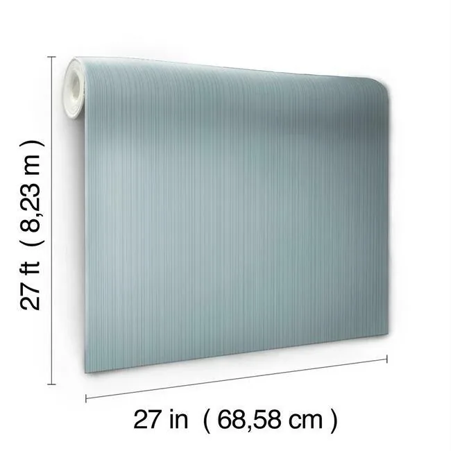 York Wallcoverings Blue Cascade Stria Wallpaper - SKU SR1560