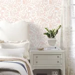 York Wallcoverings Botanical Bunnies Pink Peel & Stick Wallpaper - SKU PSW1343RL