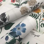York Wallcoverings Botanical Prints White & Pink Wallpaper - SKU RP7334