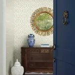 York Wallcoverings Boxwood Garden Beige Wallpaper - SKU GR5974