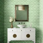 York Wallcoverings Boxwood Garden Green Wallpaper - SKU GR5972