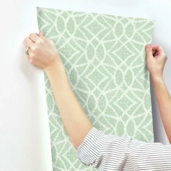 York Wallcoverings Boxwood Garden Teal Wallpaper - SKU GR5973