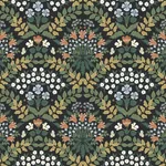 York Wallcoverings Bramble Black & Green Wallpaper - SKU RP7318