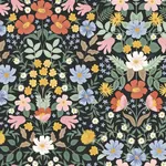 York Wallcoverings Bramble Garden Black Peel & Stick Wallpaper - SKU PSW1478RL