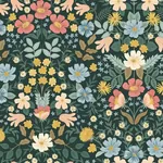 York Wallcoverings Bramble Garden Emerald Peel & Stick Wallpaper | Wallpaper Twins York Wallcoverings Bramble Garden Emerald Peel & Stick Wallpaper - SKU PSW1477RL