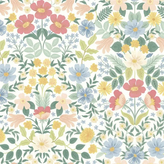 PSW1474RL | Bramble Garden Pastel Multi Peel & Stick Wallpaper