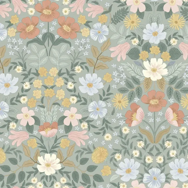 PSW1476RL | Bramble Garden Sage Peel & Stick Wallpaper