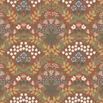 York Wallcoverings Bramble Red & Green Wallpaper - SKU RP7320