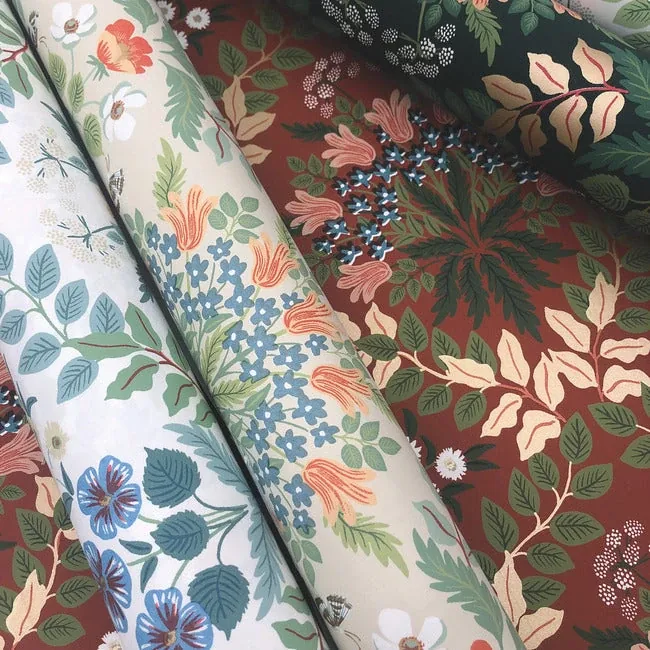 York Wallcoverings Bramble Red & Green Wallpaper - SKU RP7320