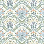 York Wallcoverings Bramble White & Green Wallpaper - SKU RP7319