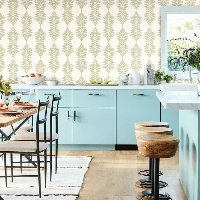 York Wallcoverings Broadsands Botanica Beige Wallpaper | Wallpaper Twins York Wallcoverings Broadsands Botanica Beige Wallpaper - SKU CV4424