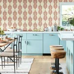 York Wallcoverings Broadsands Botanica Coral Wallpaper - SKU CV4426