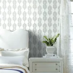 York Wallcoverings Broadsands Botanica Light Grey Wallpaper | Wallpaper Twins York Wallcoverings Broadsands Botanica Light Grey Wallpaper - SKU CV4428
