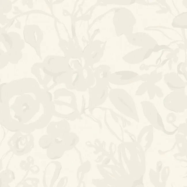BL1734 | Brushstroke Floral Pearl Wallpaper