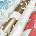 York Wallcoverings Brushstroke Floral Pearl Wallpaper - SKU BL1734