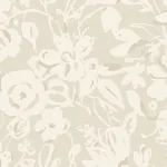 York Wallcoverings Brushstroke Floral Taupe Wallpaper - SKU BL1735