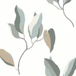 York Wallcoverings Brushwork Branches Mineral & Olive Wallpaper - SKU ZM2873