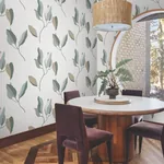 York Wallcoverings Brushwork Branches Mineral & Olive Wallpaper - SKU ZM2873