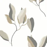 York Wallcoverings Brushwork Branches Neutral & Gold Wallpaper - SKU ZM2876