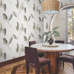 York Wallcoverings Brushwork Branches Neutral & Gold Wallpaper - SKU ZM2876