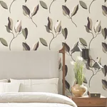 York Wallcoverings Brushwork Branches Violet Wallpaper - SKU ZM2875