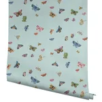 York Wallcoverings Butterfly House Light Blue Peel & Stick Wallpaper - SKU PSW1650RL