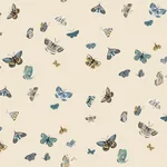 York Wallcoverings Butterfly House Linen Peel & Stick Wallpaper - SKU PSW1649RL