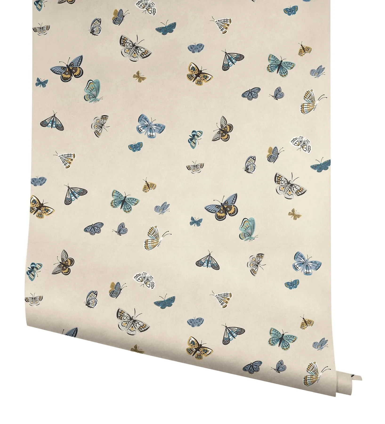 York Wallcoverings Butterfly House Linen Peel & Stick Wallpaper - SKU PSW1649RL