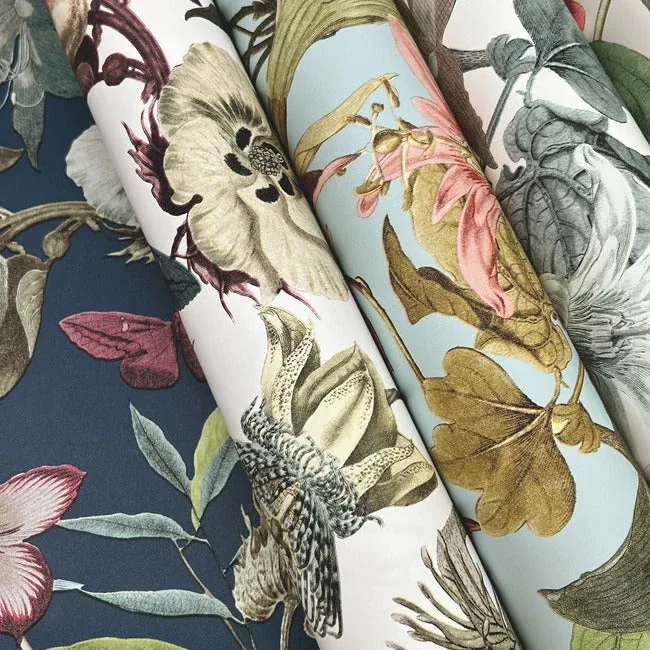 York Wallcoverings Butterfly House Navy Wallpaper - SKU BL1723