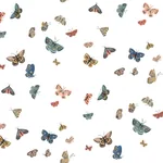 York Wallcoverings Butterfly House White Wallpaper - SKU RF7411