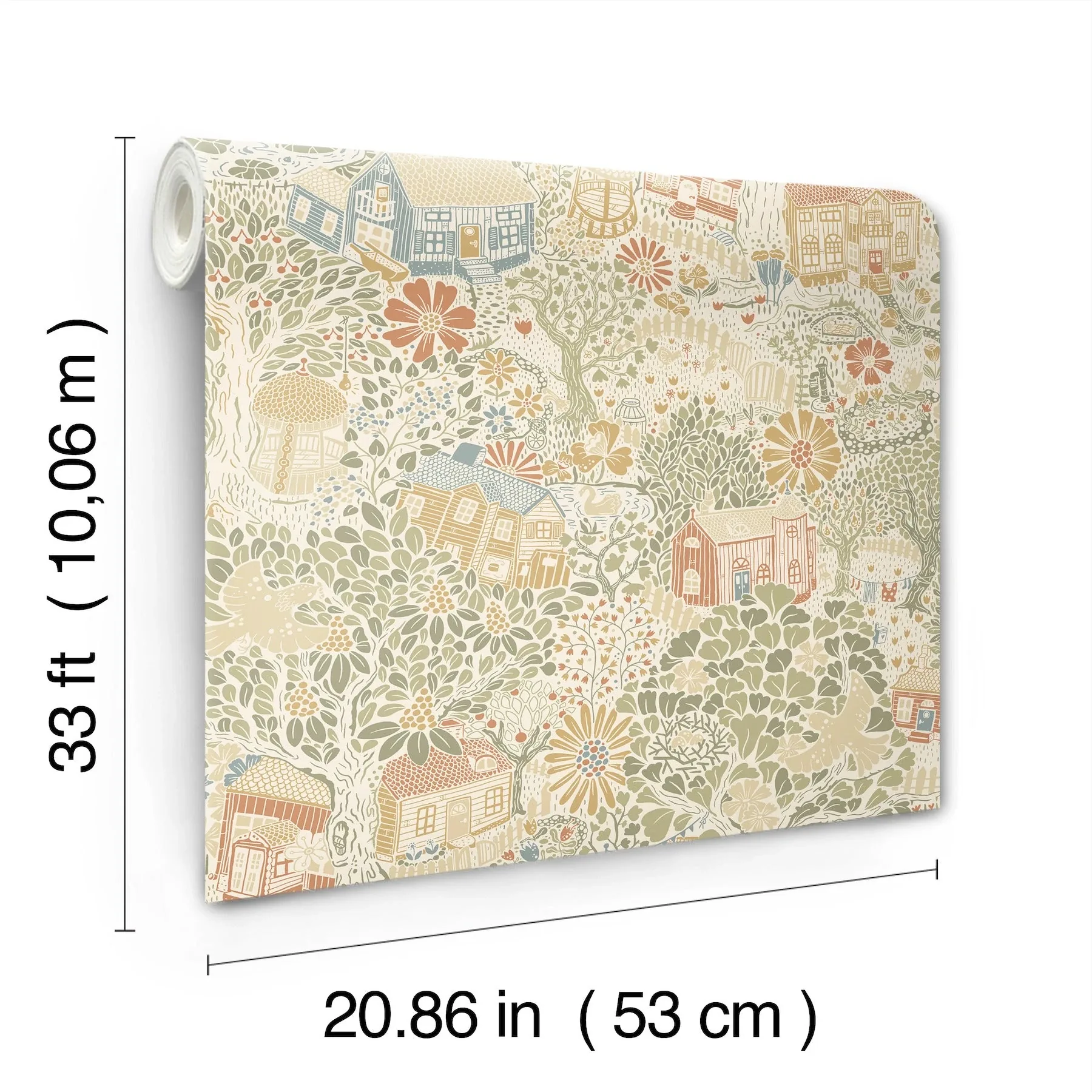 York Wallcoverings Bygga Bo Neutral Wallpaper - SKU MB63001