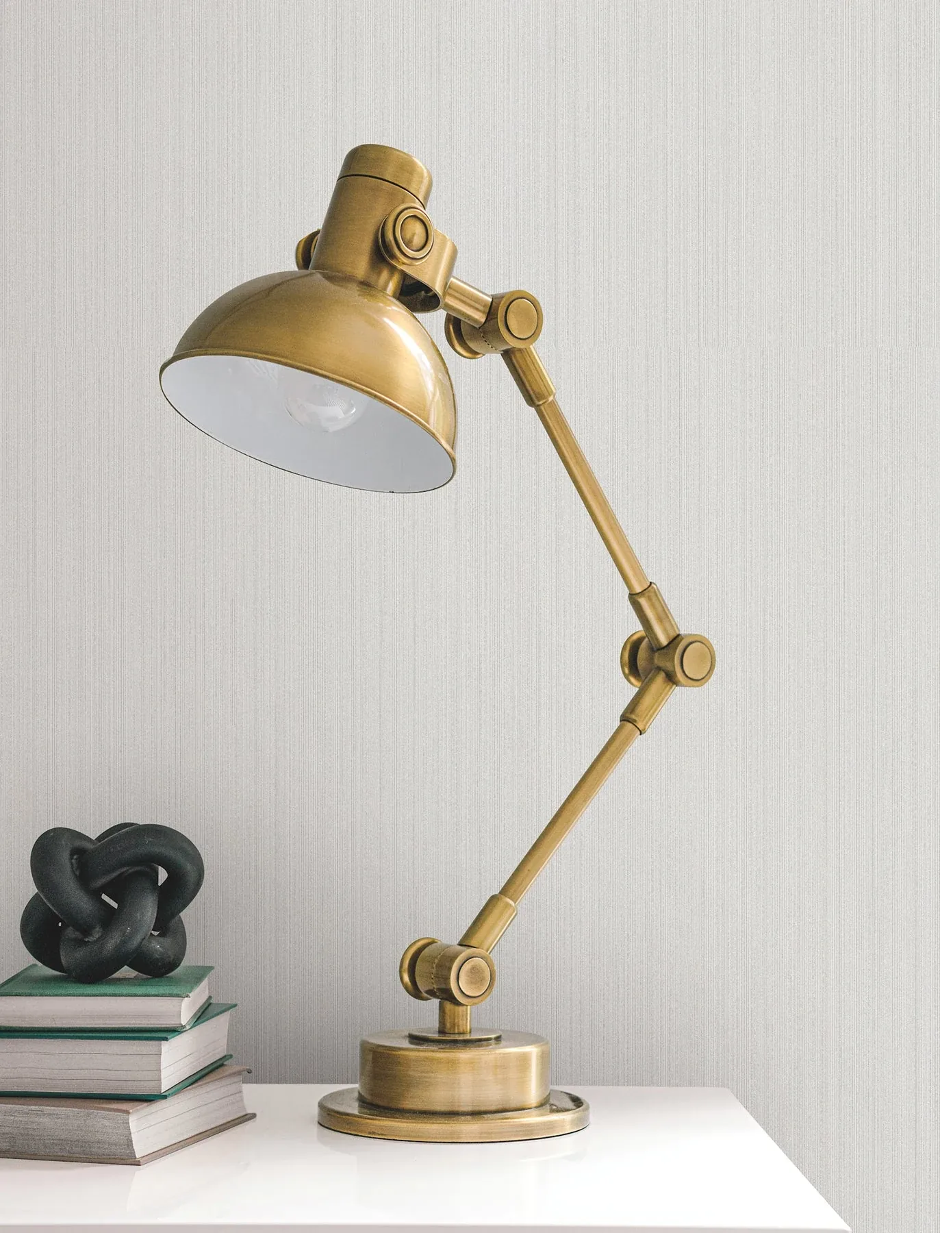 York Wallcoverings Camden Platinum Wallpaper - SKU UD2537N