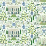 York Wallcoverings Camont Blue & Green Wallpaper - SKU RI5109