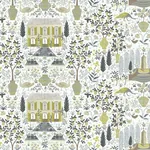 York Wallcoverings Camont Linen & Gold Wallpaper - SKU RI5107