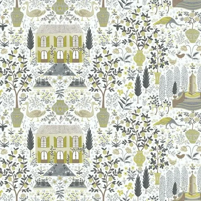 RI5107 | Camont Linen & Gold Wallpaper