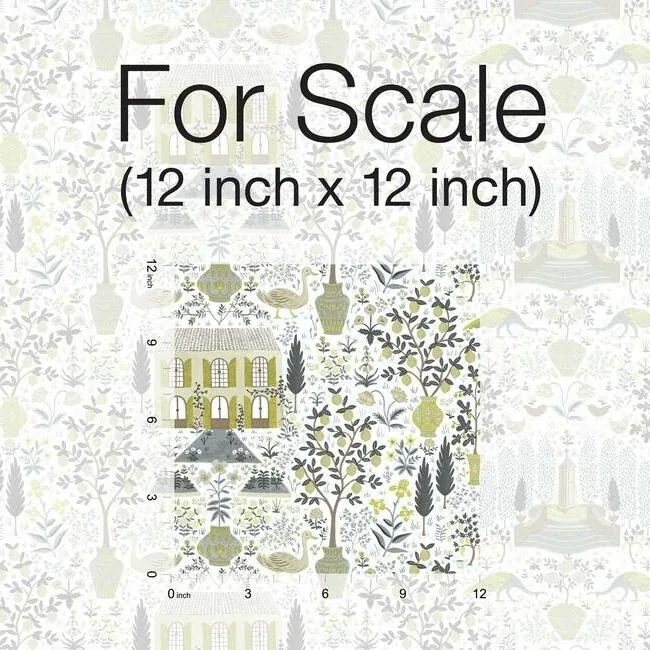 York Wallcoverings Camont Linen & Gold Wallpaper - SKU RI5107