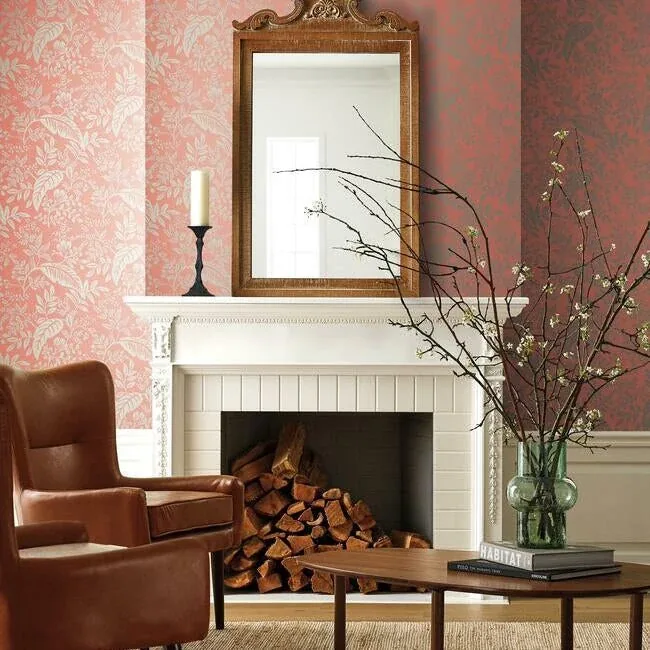 York Wallcoverings Canopy Rose Wallpaper - SKU RI5135