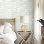 York Wallcoverings Cascade Palm Chevron Palm Wallpaper | Wallpaper Twins York Wallcoverings Cascade Palm Chevron Palm Wallpaper - SKU MT5674