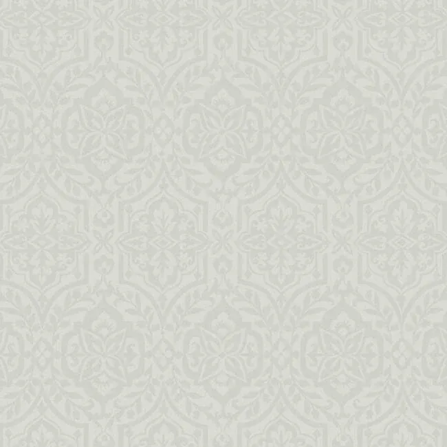 DM5036 | Cathedral Damask Grey Wallpaper