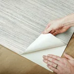 York Wallcoverings Cattail Weave Blue Peel & Stick Wallpaper - SKU PSW1281RL