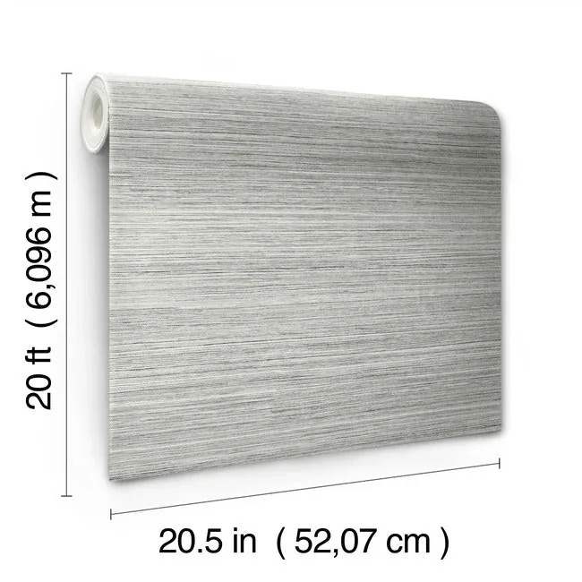 York Wallcoverings Cattail Weave Grey Peel & Stick Wallpaper | Wallpaper Twins York Wallcoverings Cattail Weave Grey Peel & Stick Wallpaper - SKU PSW1280RL