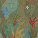 York Wallcoverings Chambord Gardens Leaf & Olive Wall Mural - SKU ZM2847M