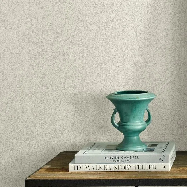 York Wallcoverings Champagne Dots Linen Metallic Wallpaper - SKU RI5115